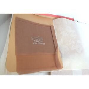 Vintage Tru Tone Stockings Hosiery Sandalfoot Tan Size 10 M SET OF 3 Box